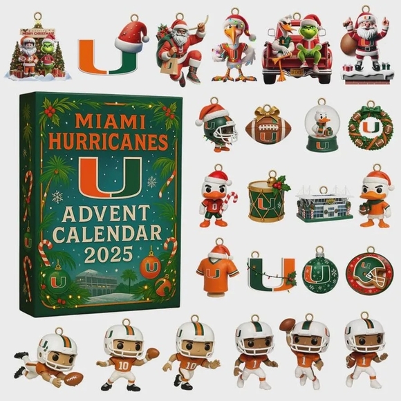 The Unbranded Brand Other - Miami Hurricanes NCAA ACC Advent Calendar 2025